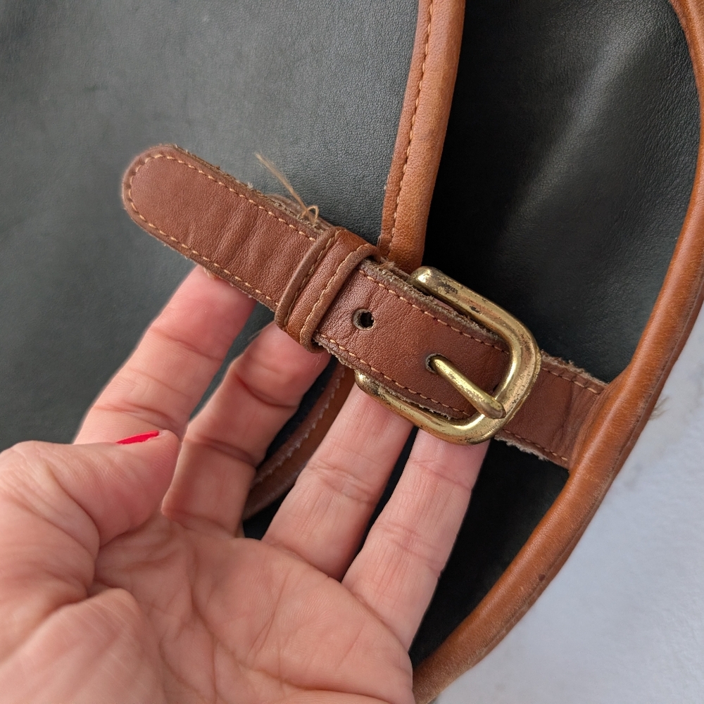 Vintage Women's Coach Leather Riding Saddle Bag Crossbody - Picture 9 of 9